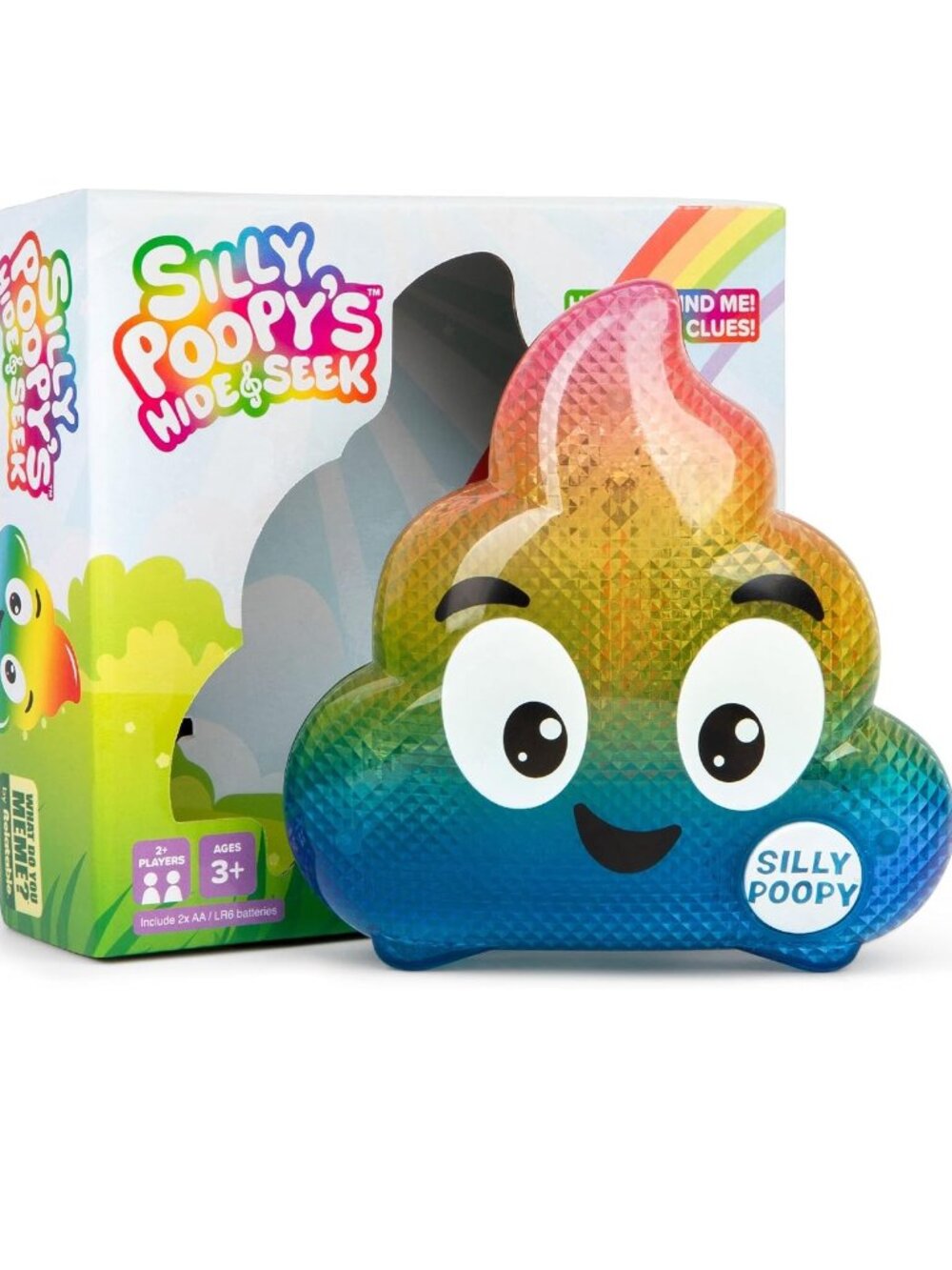 Silly Poopy's Hide & Seek - Talking, Singing, Rainbow Hide & Seek Toy - NEW